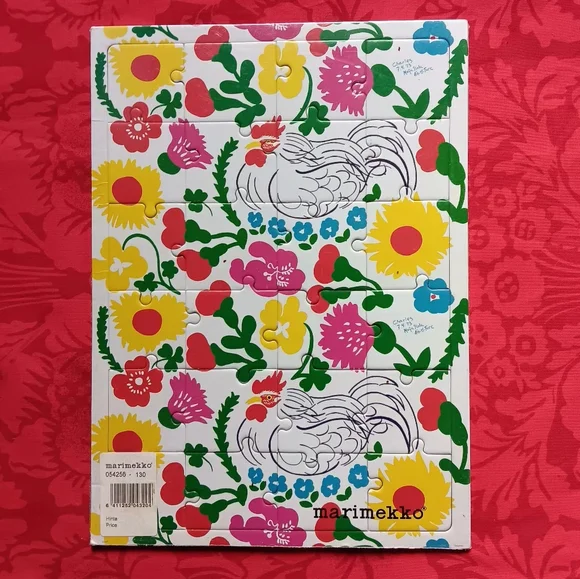 NWT VTG Marimekko "Charles" Chicken Jigsaw Puzzle 24 pc. - Picture 3 of 4